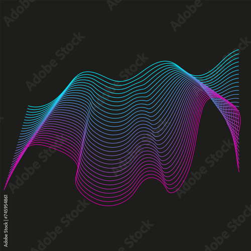 Floating element vector transition blue violet pink vector background addition design element vector