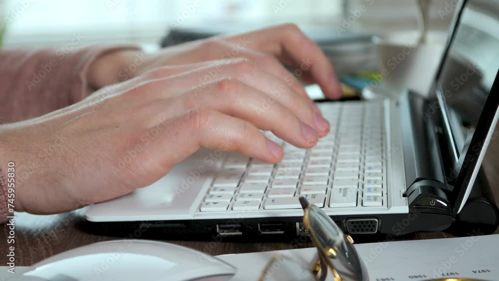 Hands, laptop and business man typing schedule, planning or email for digital proposal on office desk. Hands, laptop and business man typing schedule, planning or email for digital proposal on office desk.