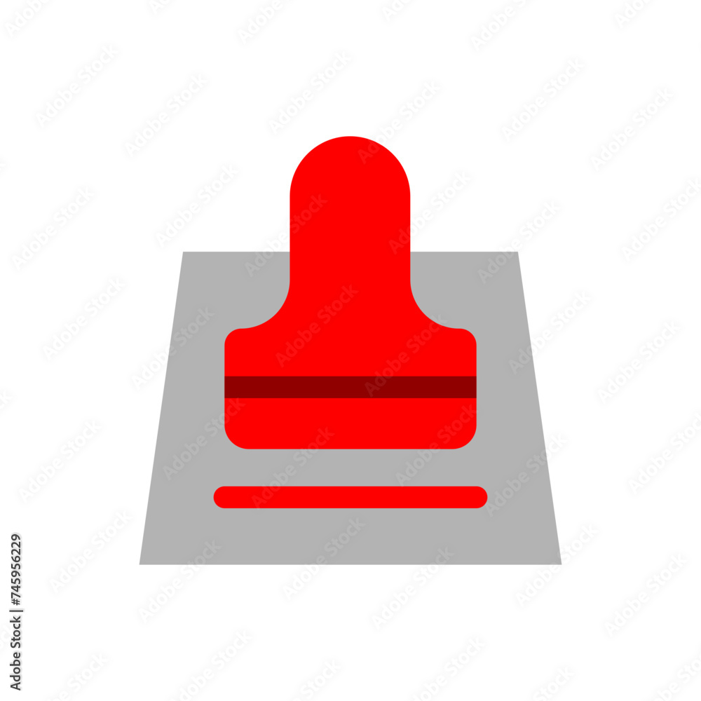 Stamp Flat Style Stamp Flat Style