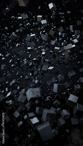 background with cubes