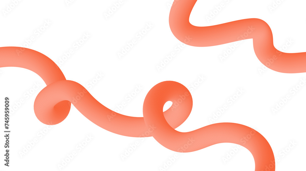 Abstract color gradient tube shape Abstract color gradient tube shape