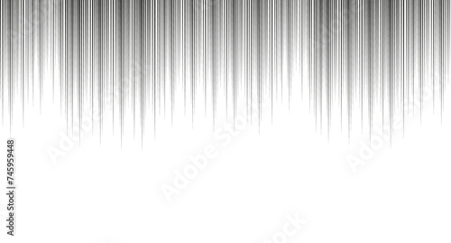 Speed line background. Manga screentone black and white. Comic book, cartoon. Vector illustration.