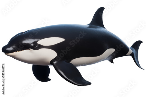 Orca whale PNG Isolated on Transparent and White Background - killer whale mammal undersea predator marine wildlife and aquatic Advertising