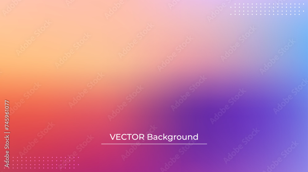 Smooth and blurry colorful gradient mesh background. Modern bright rainbow colors. Easy editable soft colored vector banner template. Premium quality Smooth and blurry colorful gradient mesh background. Modern bright rainbow colors. Easy editable soft colored vector banner template. Premium quality