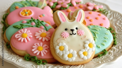 Bunny cookie  Easter Baked goods with Easter theme