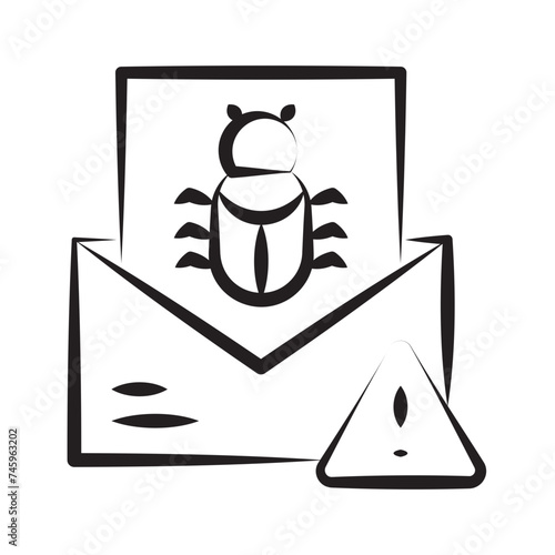 Spamming mailbox icon	
