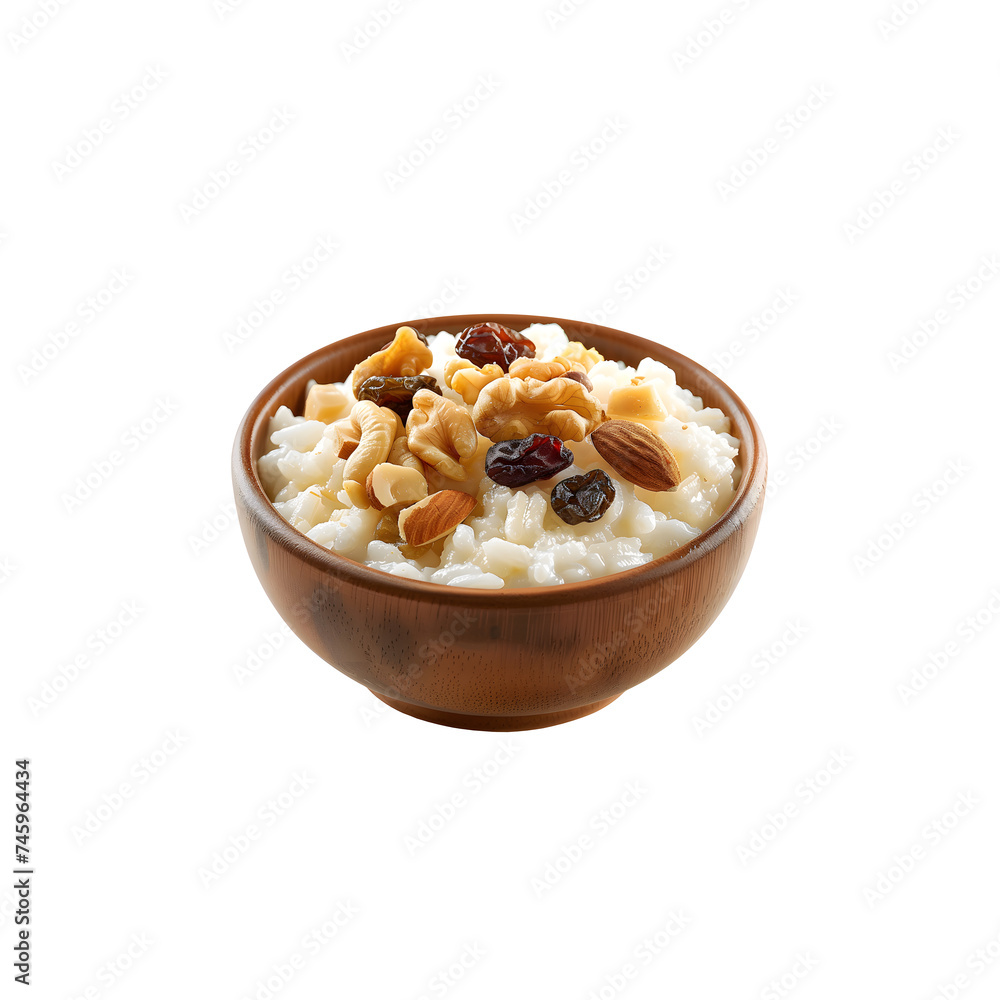 Rice pudding on transparent background png Rice pudding on transparent background png