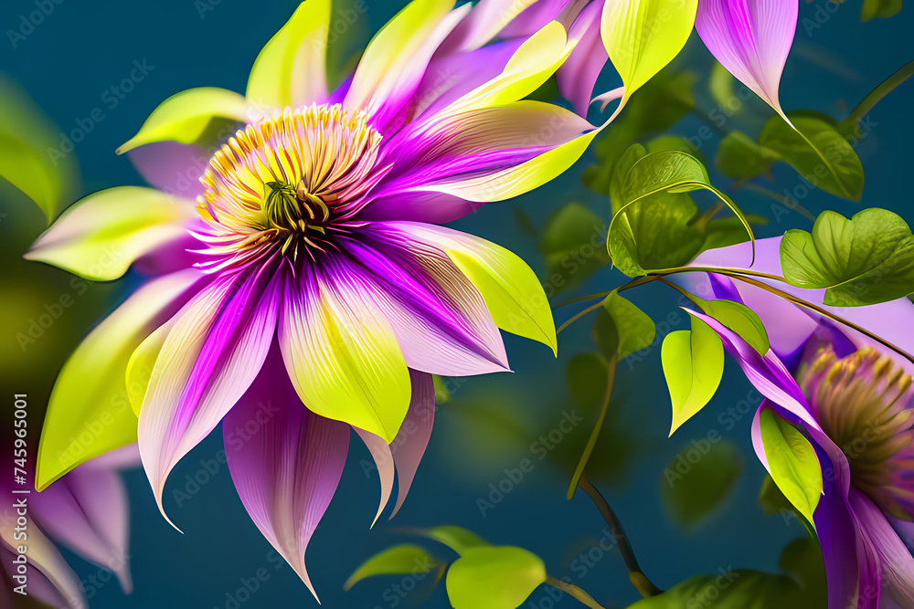 background with flowers, generative ai background with flowers, generative ai