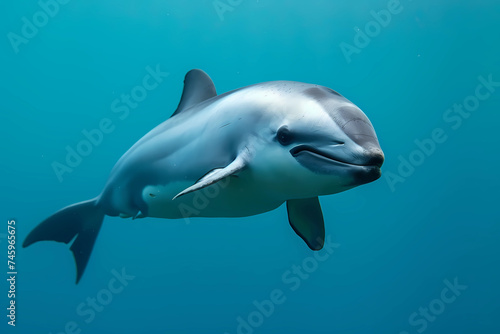 Vaquita - Gulf of California - The world's smallest porpoise species, known for its distinctive dark rings around its eyes. They are critically endangered due to bycatch in fishing nets