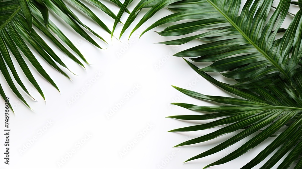 Fototapeta premium palm tree leaves