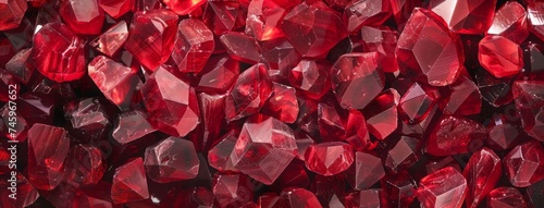many red ruby gems stone