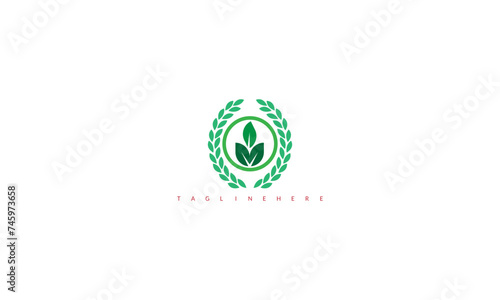 vector logo design for agriculture.