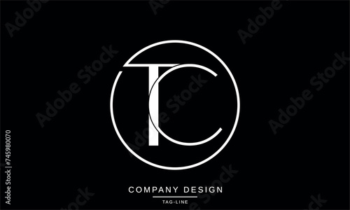 TC, CT Abstract Letters Logo Monogram Design Icon