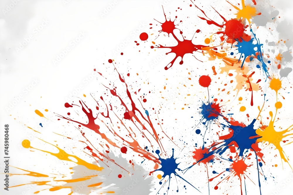 Paint splat vactor background white Paint splat vactor background white