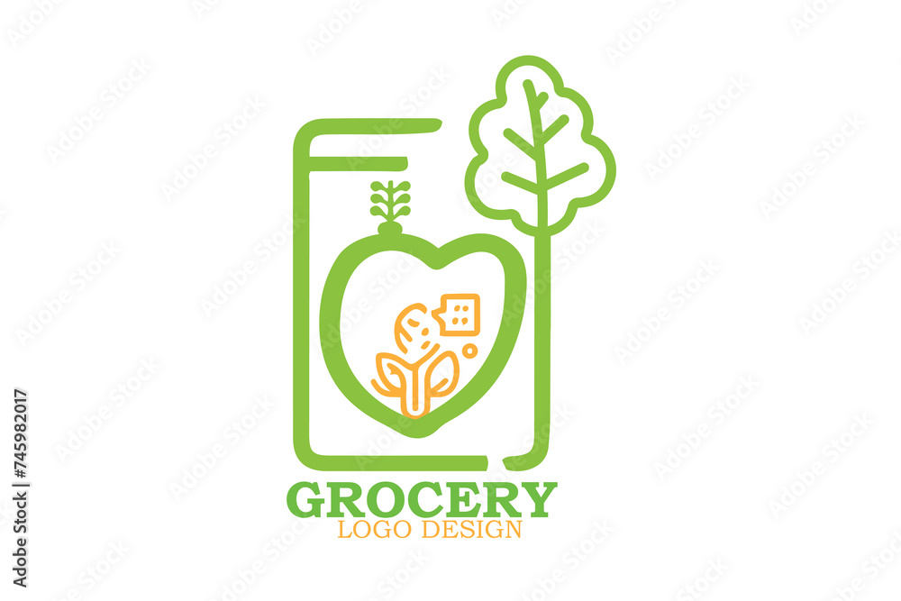 grocery logo design grocery logo design