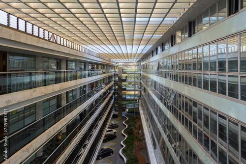 Sao Paulo SP, Brazil - August 06, 2019: Inside of ALESP, Assembleia Legislativa do Estado de Sao Paulo (Legislative Assembly)