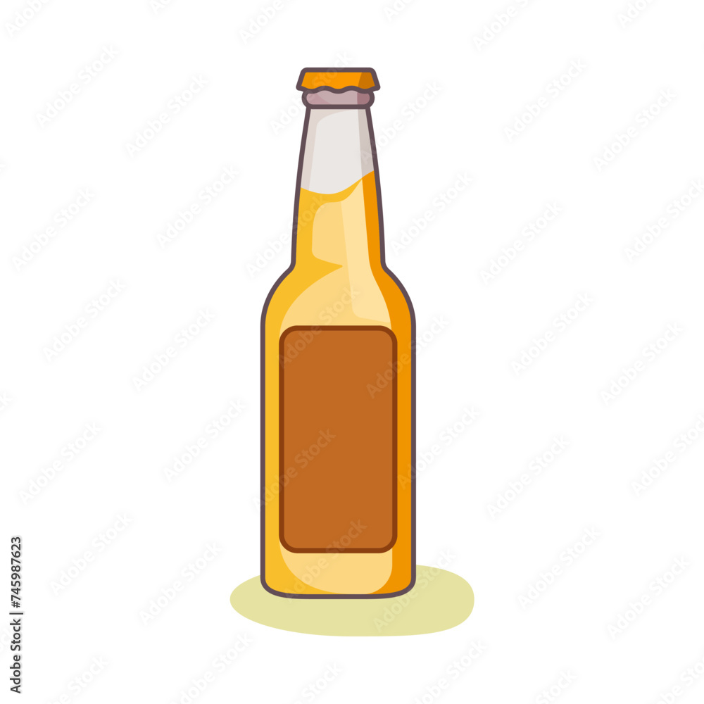 beer bottle icon design vector template beer bottle icon design vector template