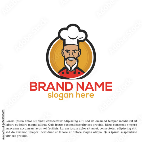 Chef's Canvas: Detailed Culinary Logo