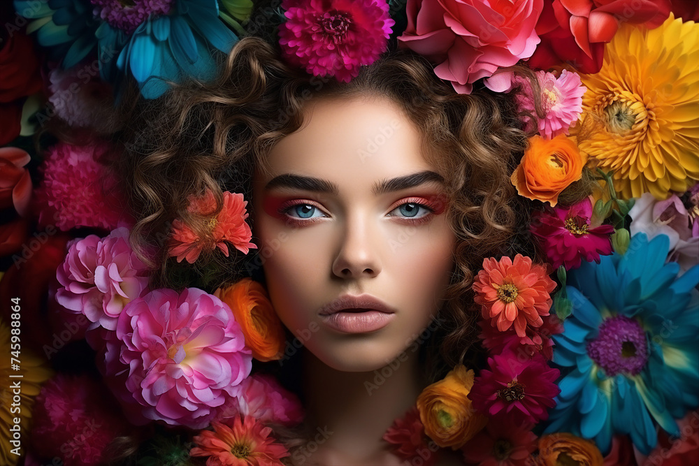 Conceptual Generative AI photo collage of people surrounded by spring vibe sunny day weather nature Conceptual Generative AI photo collage of people surrounded by spring vibe sunny day weather nature
