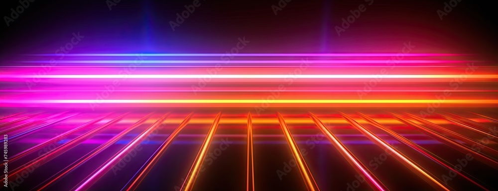 Vibrant Abstract Background With Colorful Lines Vibrant Abstract Background With Colorful Lines