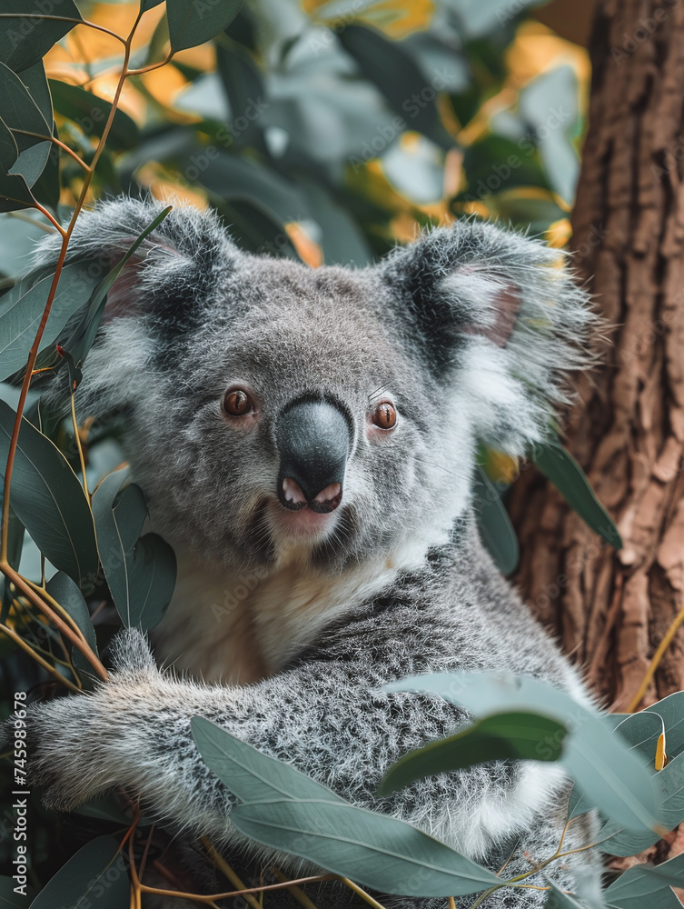 Obraz premium koala bear in tree