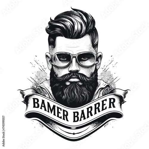 logo design of barbershop
