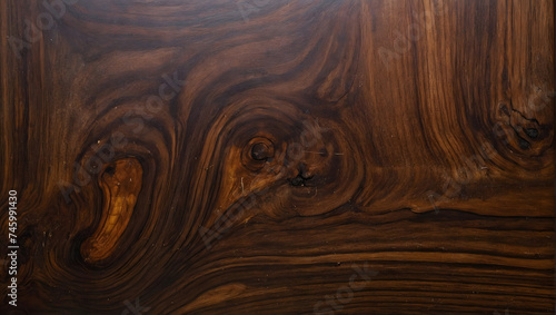 Surface and texture of Rosewood for a premium furniture background. 