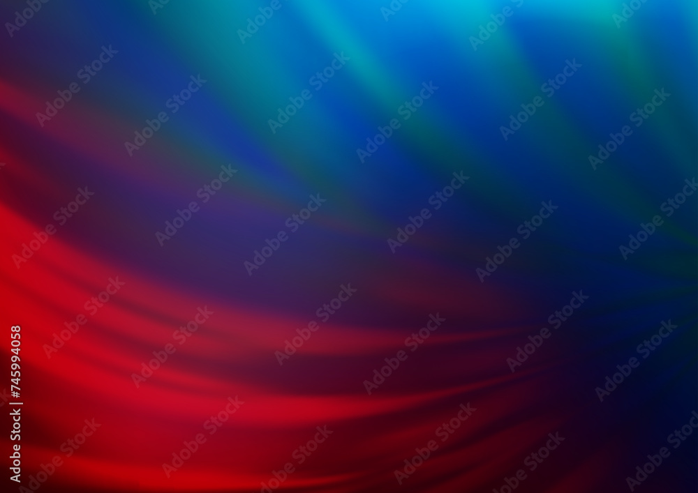 Dark Blue, Red vector abstract blurred background. Dark Blue, Red vector abstract blurred background.