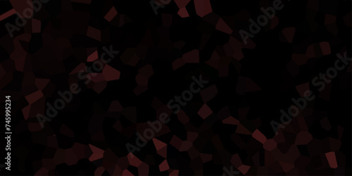 Mauve & Black vector backdrop with chaotic shapes. Mauve vector texture with Memphis shapes. Dark orange & Mauve vector pattern with abstract shapes. Dark orange vector abstract triangle backdrop.