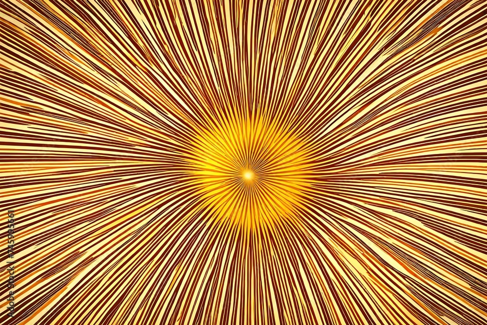 Obraz premium Sun Sunburst Pattern.Vector