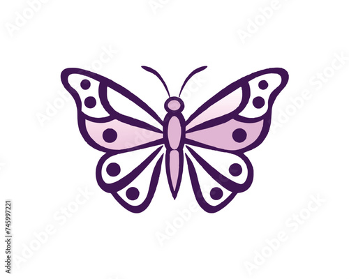 Butterfly Logo Letter X design vector template.