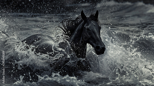 cavalo alado, Mau humor da égua causa quedas © Alexandre