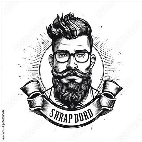 babershop hair logo