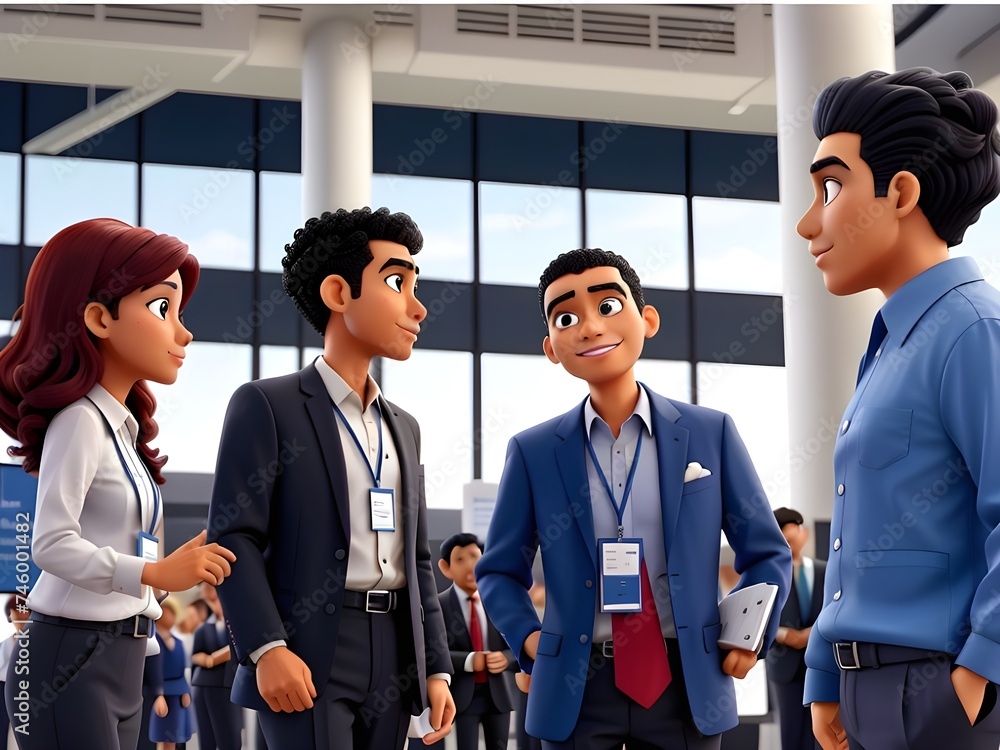 multinational business people in a meeting,generative ai multinational business people in a meeting,generative ai