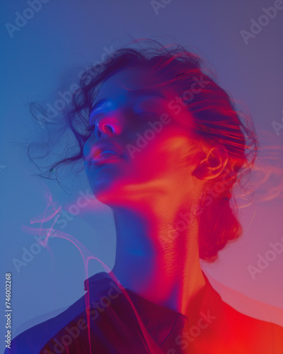 Neon Reverie: A Mesmerizing Play of Light and Color