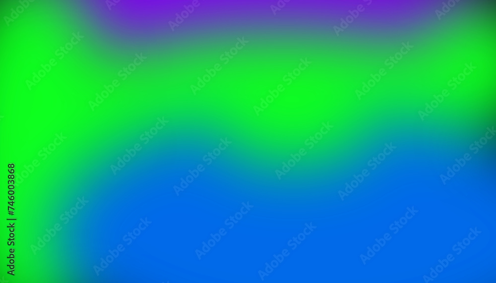 Purple, Green, and Blue Gradient Abstract Background