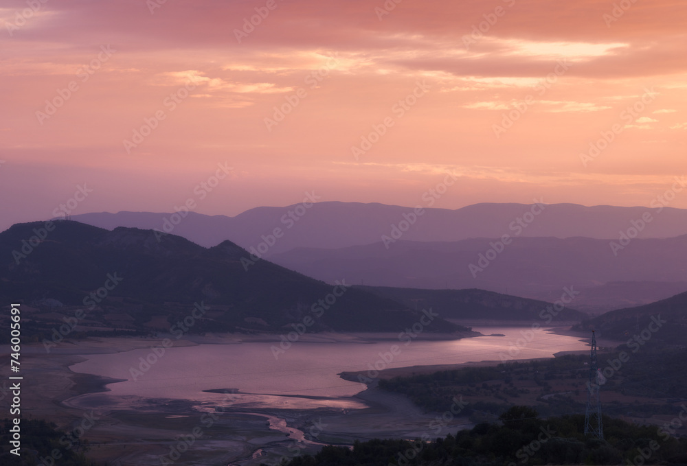 Sant Antoni Reservoir in Pallars Jussa, Catalonia