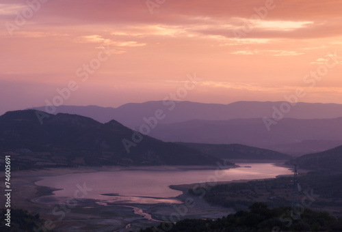 Sant Antoni Reservoir in Pallars Jussa, Catalonia