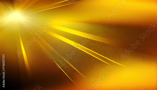 Golden trendy luxury background. AI render. photo