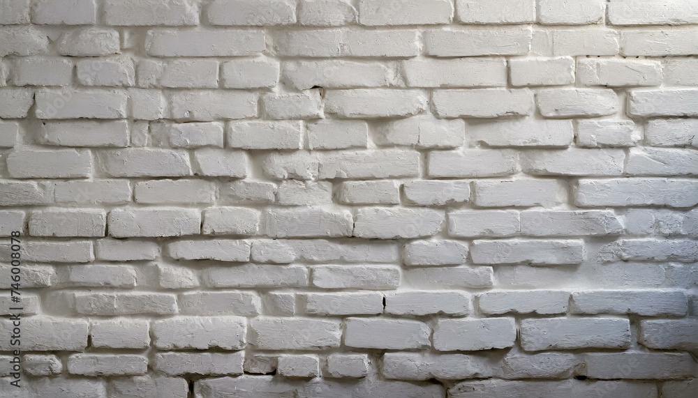Fototapeta premium A white brick wall