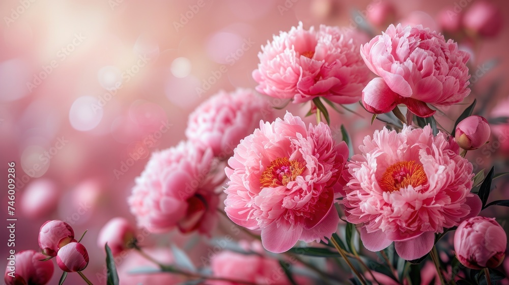 Beautiful flowers on a delicate background with copy space. Romantic background. Wedding invitation. Valentine's Day. Birthday. International Women's Day, Mother's Day concept. Beautiful flowers on a delicate background with copy space. Romantic background. Wedding invitation. Valentine's Day. Birthday. International Women's Day, Mother's Day concept.
