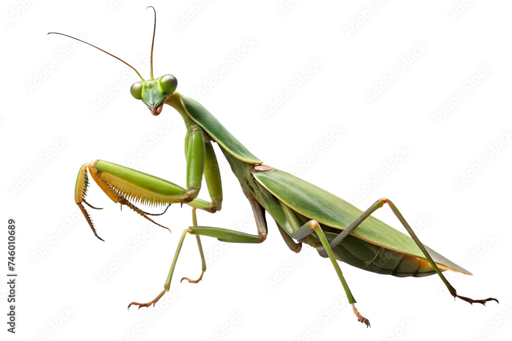 mantis isolated on a transparent background