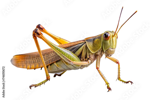 grasshopperon isolated on a transparent background © Thanawat