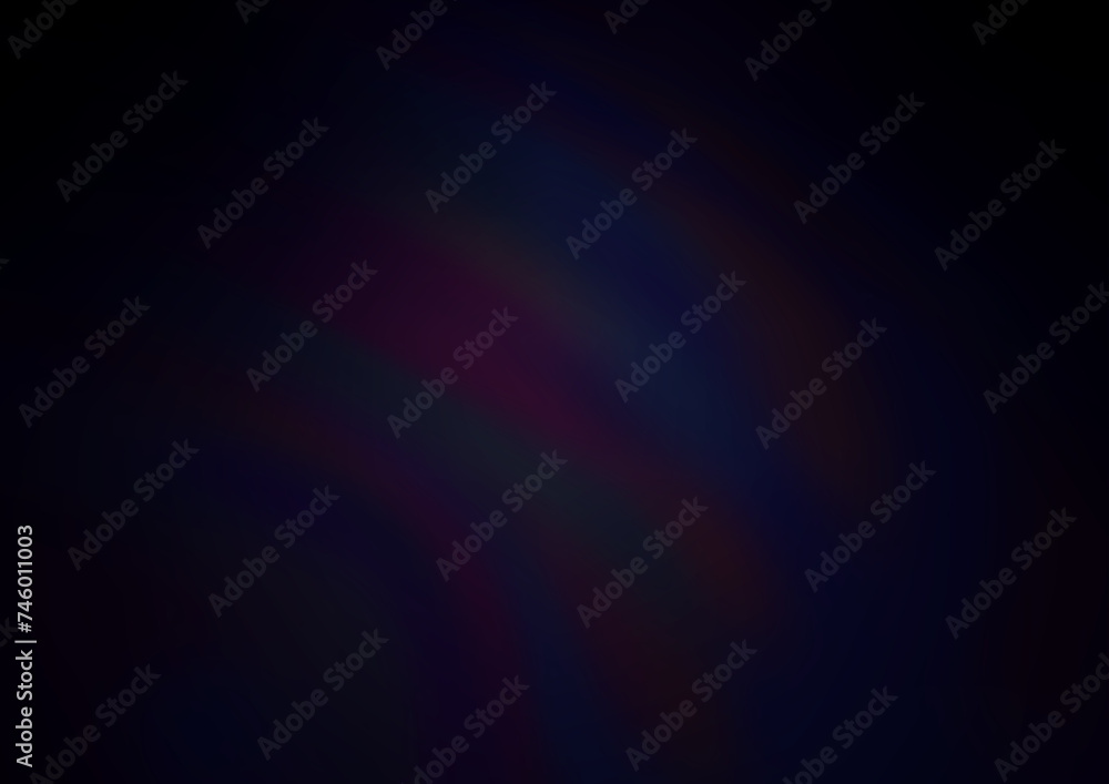 Fototapeta premium Dark Black vector abstract bokeh pattern.