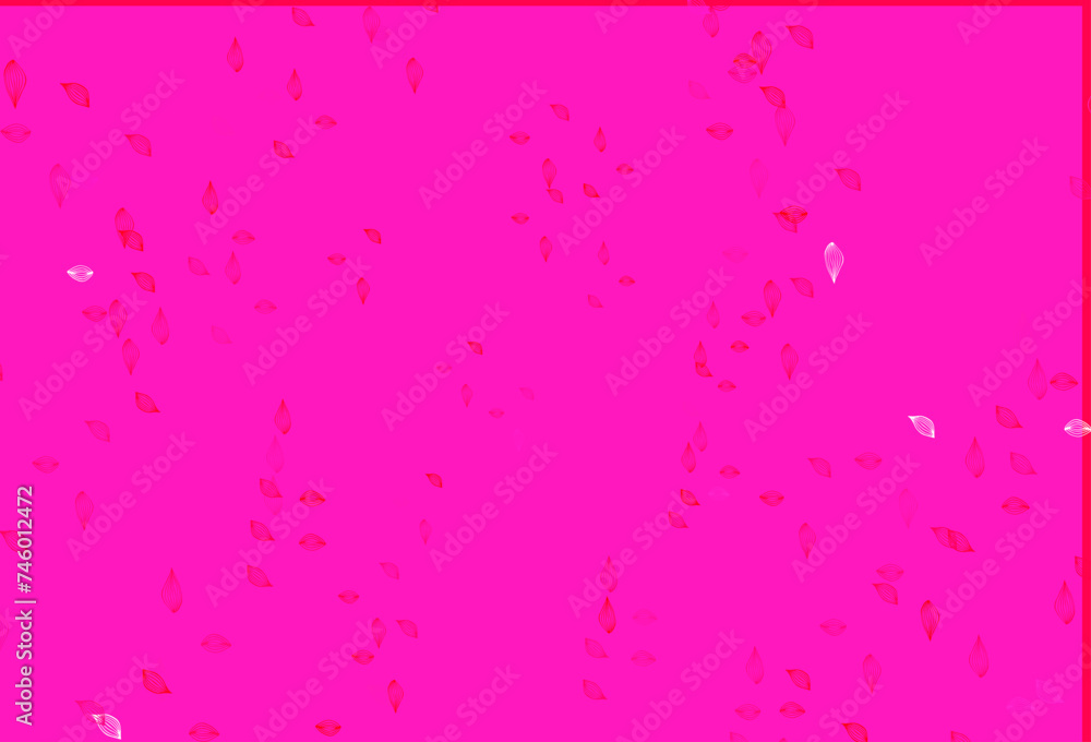 Light Pink vector sketch texture.