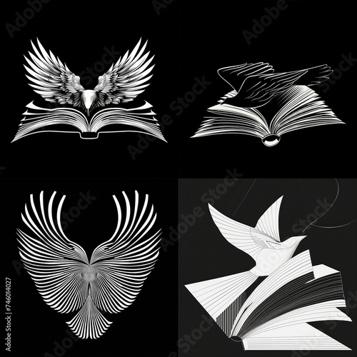 book with wings