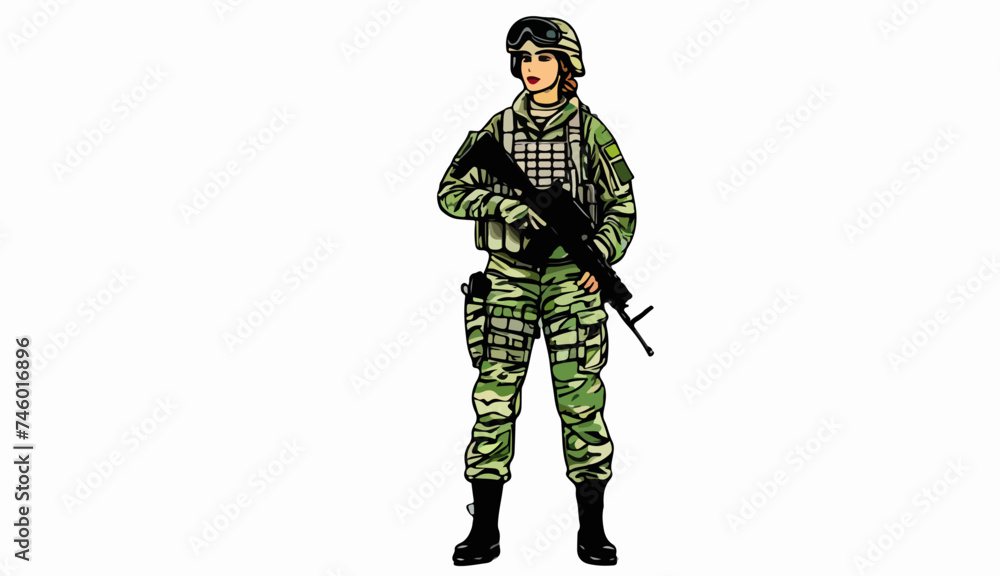 Mujer soldado Mujer soldado