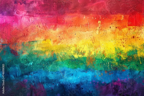 LGBTQ Pride chevron. Rainbow romance colorful prismatic beauty diversity Flag. Gradient motley colored stalls LGBT rightsparade asexual love pride community photo