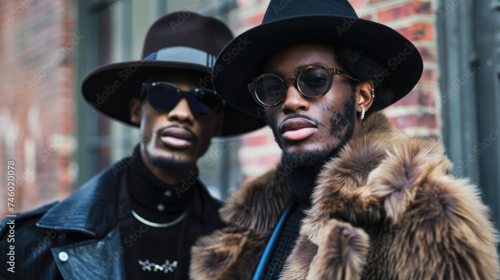 Fashion and style as a form of expression of queer identity. Young trans man Fashion and style as a form of expression of queer identity. Young trans man
