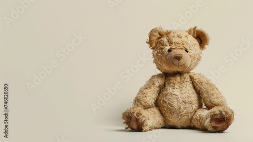Our stock photo features adorable teddy bears on a warm wooden background, perfect for creating a cozy, vintage atmosphere. Explore the charm of childhood